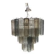 Murano glass Sputnik chandelier, set of 2 or a pair of chandeliers