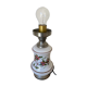 Porcelain lamp with floral decoration
