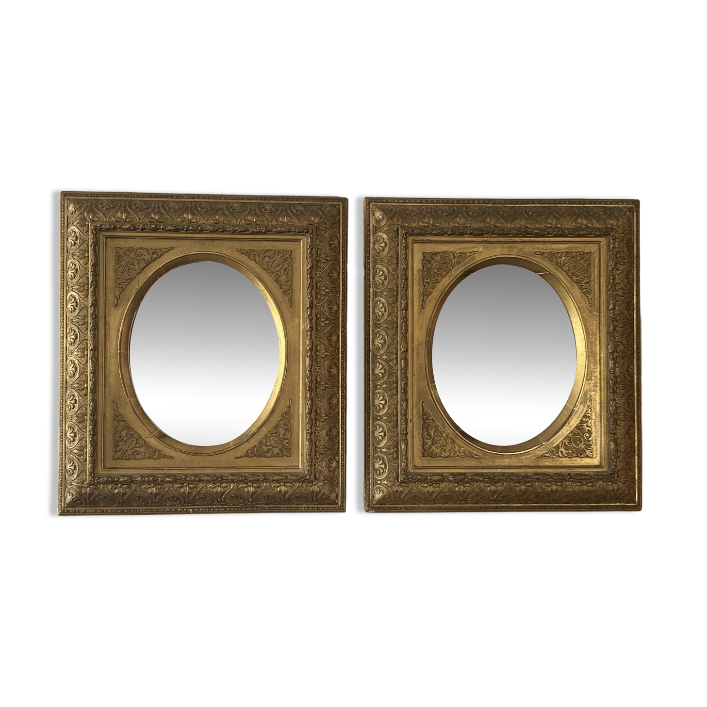 Pair of antique mirrors - 19th century