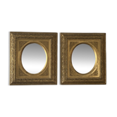 Paire de miroirs anciens - XIXᵉ siècle