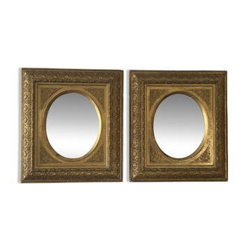 Pair of antique mirrors - 19th century