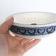 U&Cie Sarreguemines sponge holder, Terre de Fer, mid-19th century, French antique