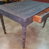 Antique table with drawer