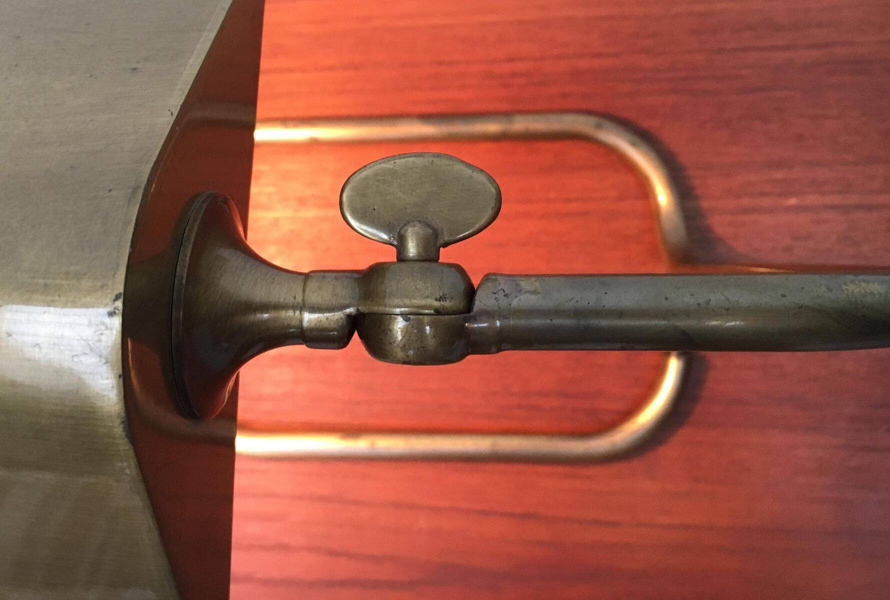 Hollywood Regency table lamp by Florian Schulz, 1970s