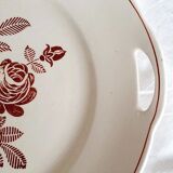 Plat gâteaux faience