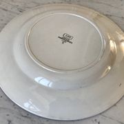 Round dish Digoin Sarreguemines model "Line" years 20-30
