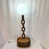 Brutalist “unique piece” floor lamp, 1950s