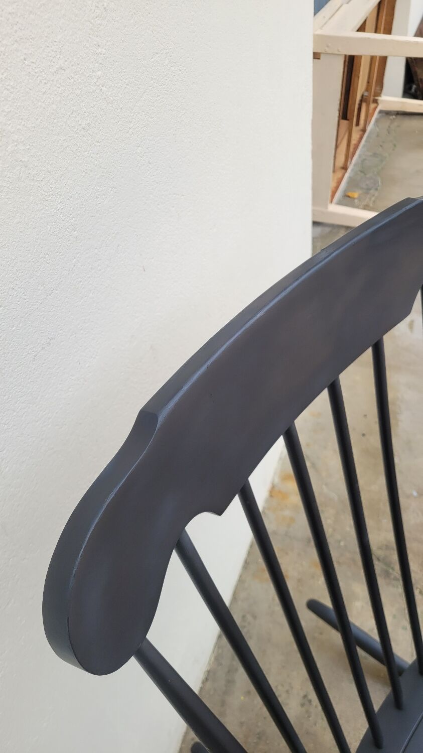 Vintage rocking chair rocking chair 1950 black