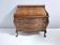 Vintage Baroque Solid Walnut Dresser with Inlaid Designs, Italy