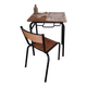 School desk and chair set