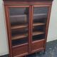 Antique glass-fronted Louis XVI library