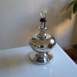 Large chrome metal lamp base 1970s vintage 70's space age