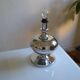 Large chrome metal lamp base 1970s vintage 70's space age