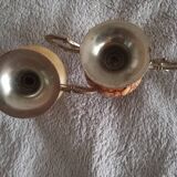 Petits vases  marbre et laiton