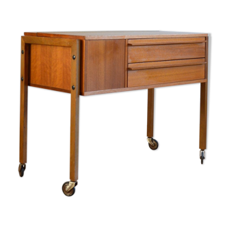 Scandinavian teak worker vintage 1960