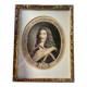 Classic antique man portrait in gilded frame