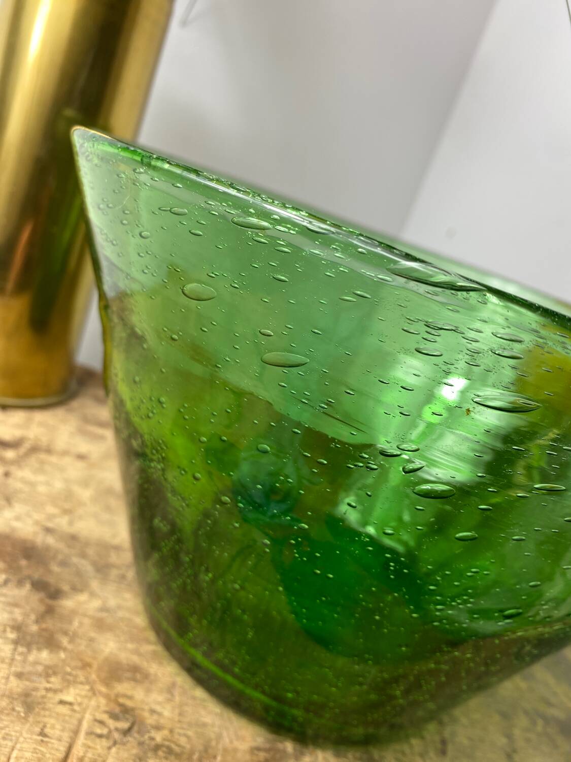 Saladier en verre bullé Biot