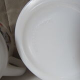 Vintage coffee cup Arcopal patterns family characters