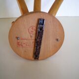 Coat rack curved wooden