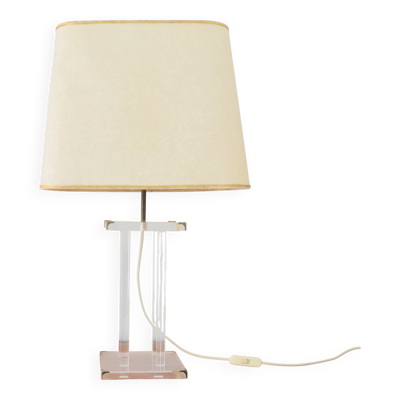 Lampe de table  » Cristal  » David Lange vintage 1970s