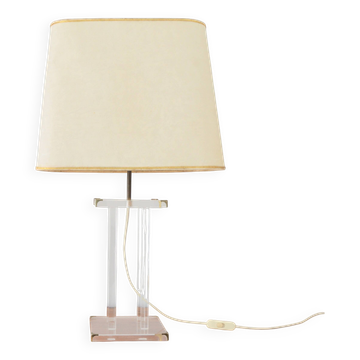 Table lamp » Crystal » David Lange vintage 1970s