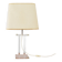 Table lamp » Crystal » David Lange vintage 1970s