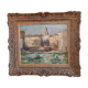 Tableau de raymond vernet  " clocher de  la  baie  de  saint  tropez "