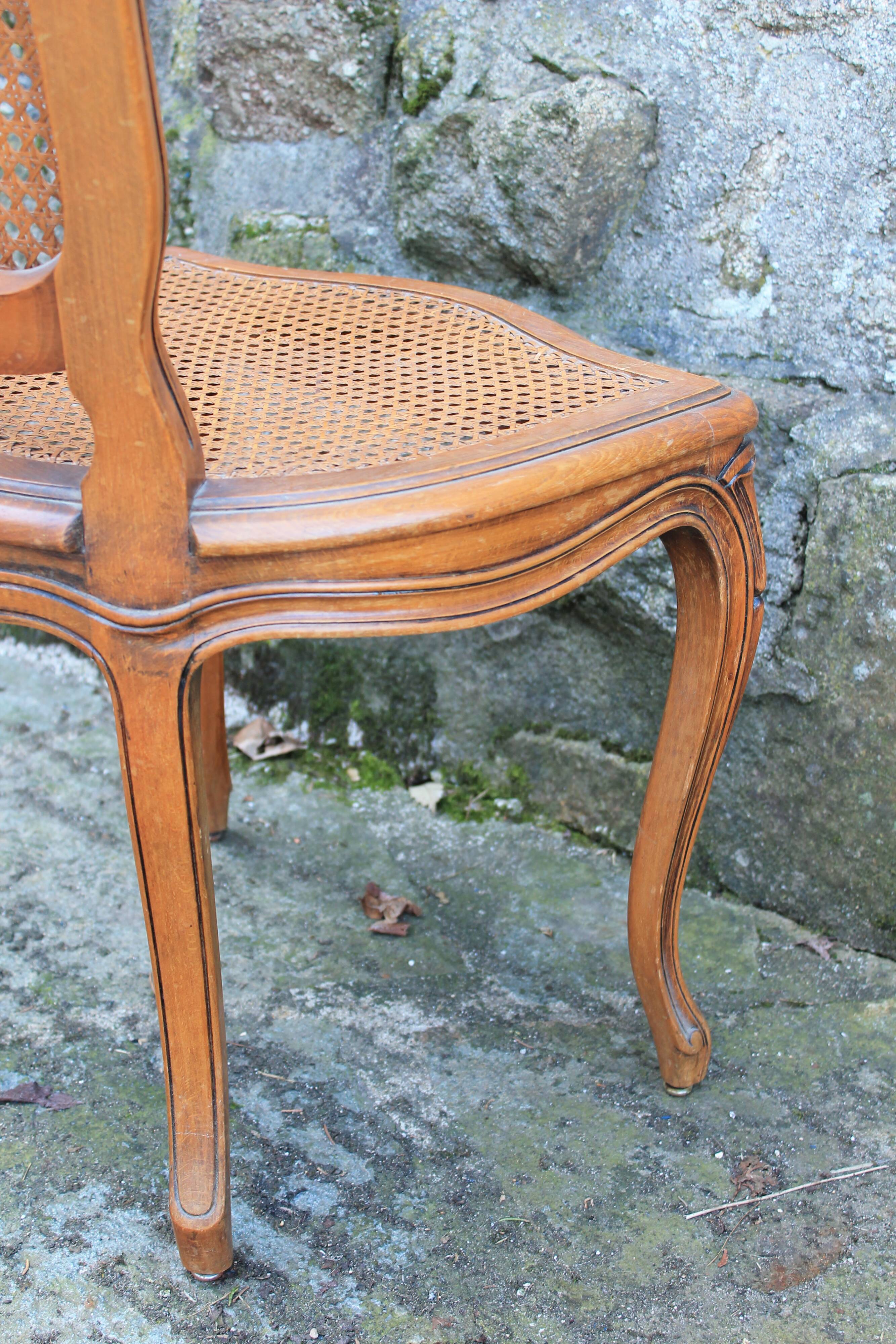 Set of 6 regency chairs