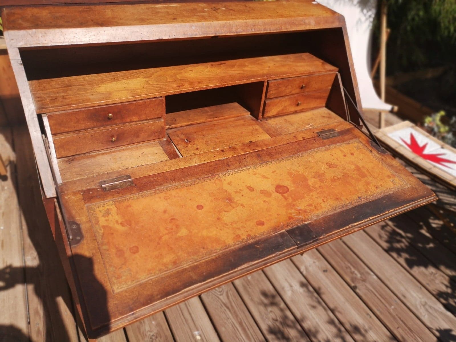 Slope writing desk executive board late 18th century