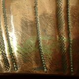 Old hull copper and brass repelled rock decoration XVIII XIX th