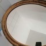 Old oval mirror