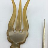 Box of filled silver salad cutlery