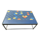 Coffee Table Olivier de Schrijver numbered 3/8 "With marine reflections colours"