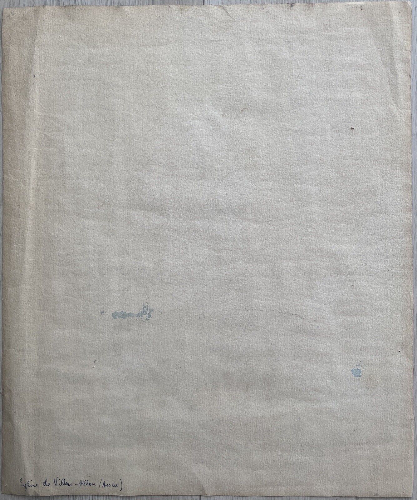 Painting "church of villers-helon" (aisne) jean-francois devaliere (1926-2021)