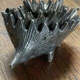 Walter Bosse / Herta Baller — Patinated brass - 4 nesting hedgehogs - 195