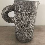 Gray stoneware pitcher
