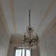 Chandelier to, colored crystal tassels