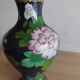 Vase chinois emaux