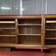 According to Charles Dudouyt: sideboard in a row from the Art Deco period in solid wood.