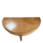 Table demi lune style Louis XVI neo classique