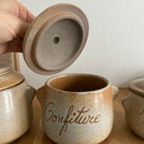 Antique stoneware spice pots