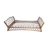 Vintage rattan bed