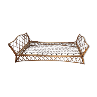 Vintage rattan bed