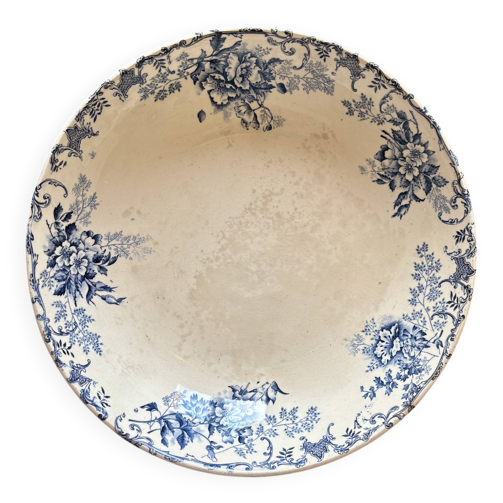 Antique ironstone fruit bowl - L'Oréal model by Boulanger