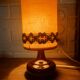 70's ceramic bedside lamp