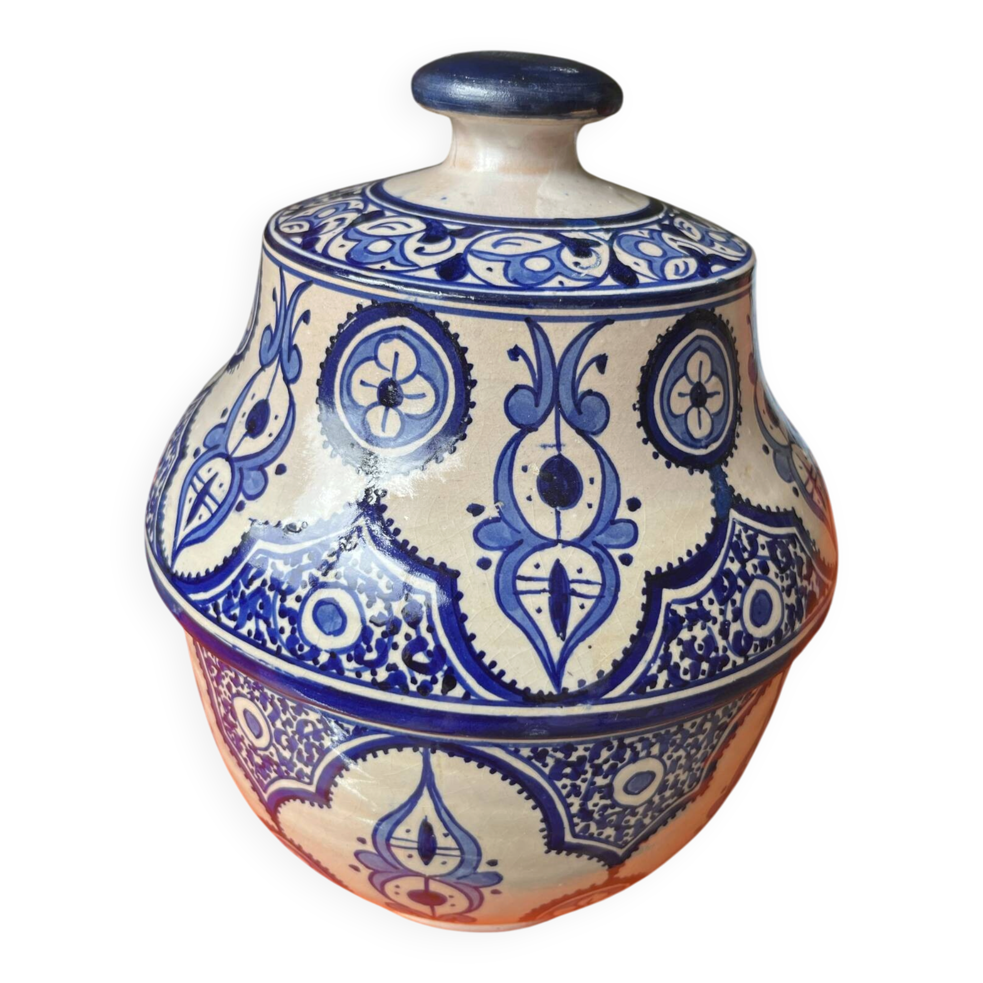 Ancient ceramic pot from Fès.