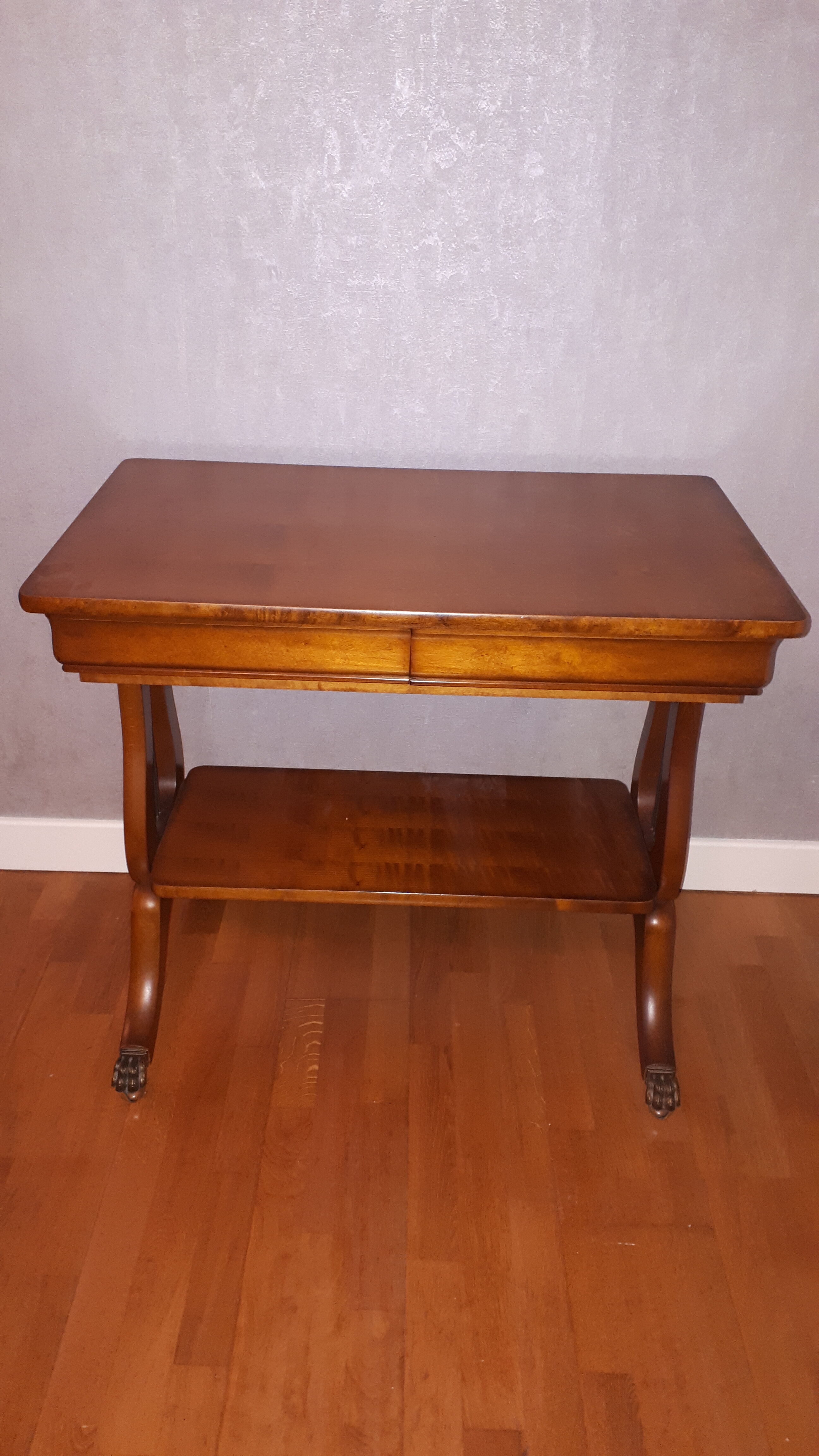 Cherry wood console