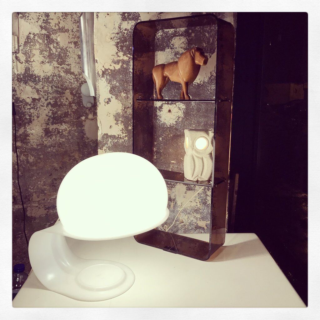 Plexiglas shelf by Michel Dumas, 1970