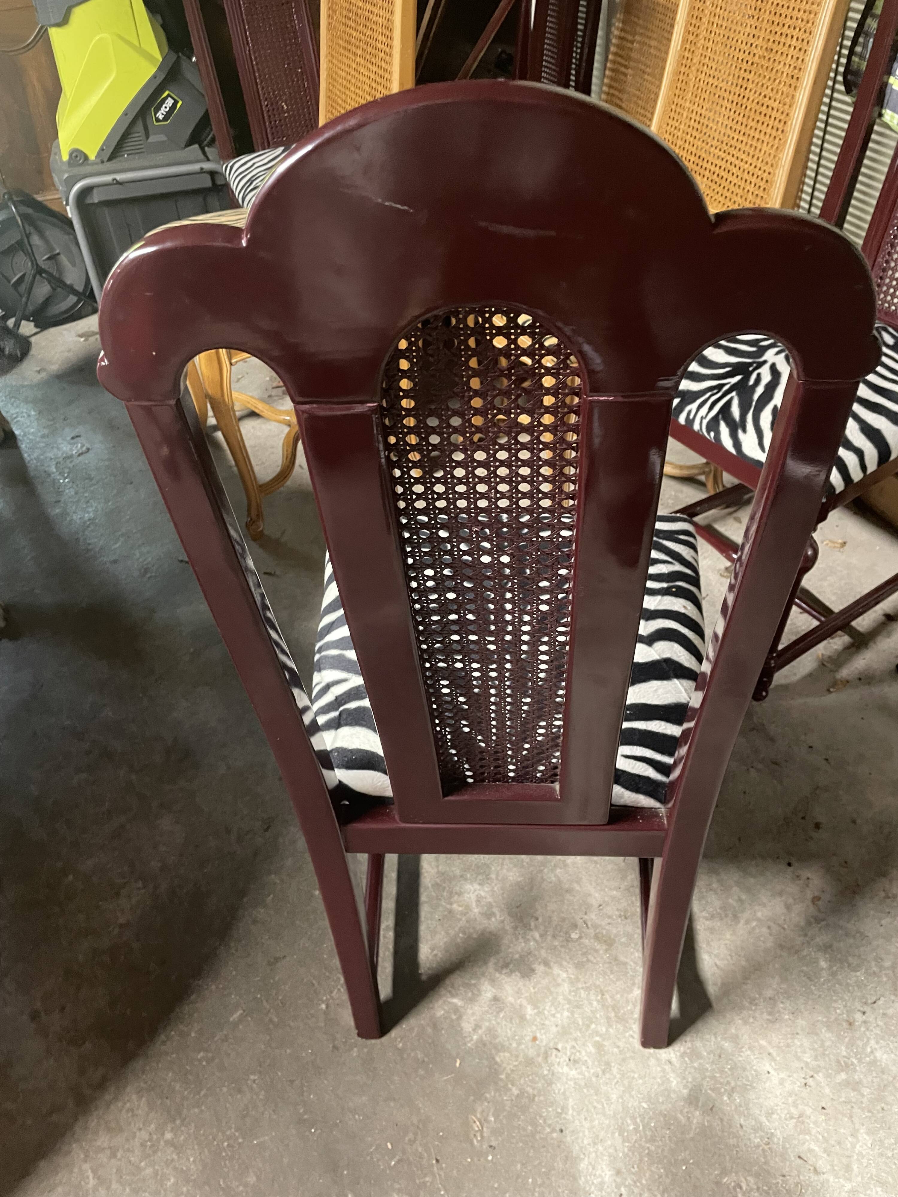 4 chaises, années 80