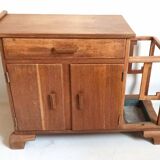 Small Art Deco entryway cabinet, 80 cm wide